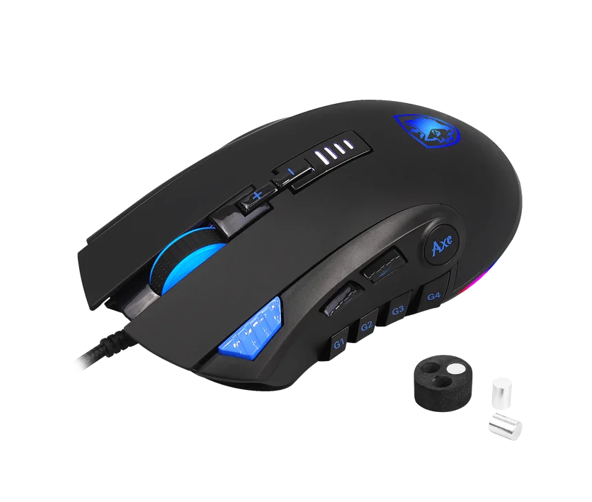 SADES S12 топор Проводная игровая мышь 12 кнопок оптическая RGB Освещение Мышь для FPS и MOBA геймеров