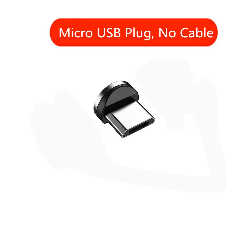 Магнитный type C Быстрый зарядный локтевой кабель 2,1 A 90 градусов Micro USB C кабель к USB шнур магнит для samsung S10 S9 S8 huawei Xiaomi - Цвет: Android Plug NoCable