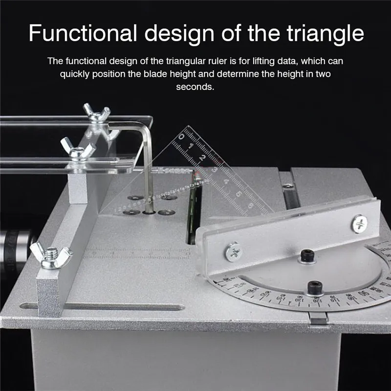 Mini Table Saw Handmade Woodworking Bench Electric Chain Saw DIY Angle Grinder Circular  Muti-Functional Cutter Slicing Machine (11)