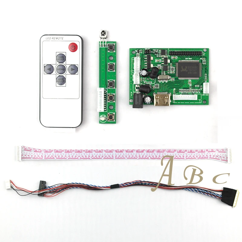 Плата контроллера HDMI + 40 контактный кабель Lvds комплекты пультов для Raspberry PI 3 LP156WH4