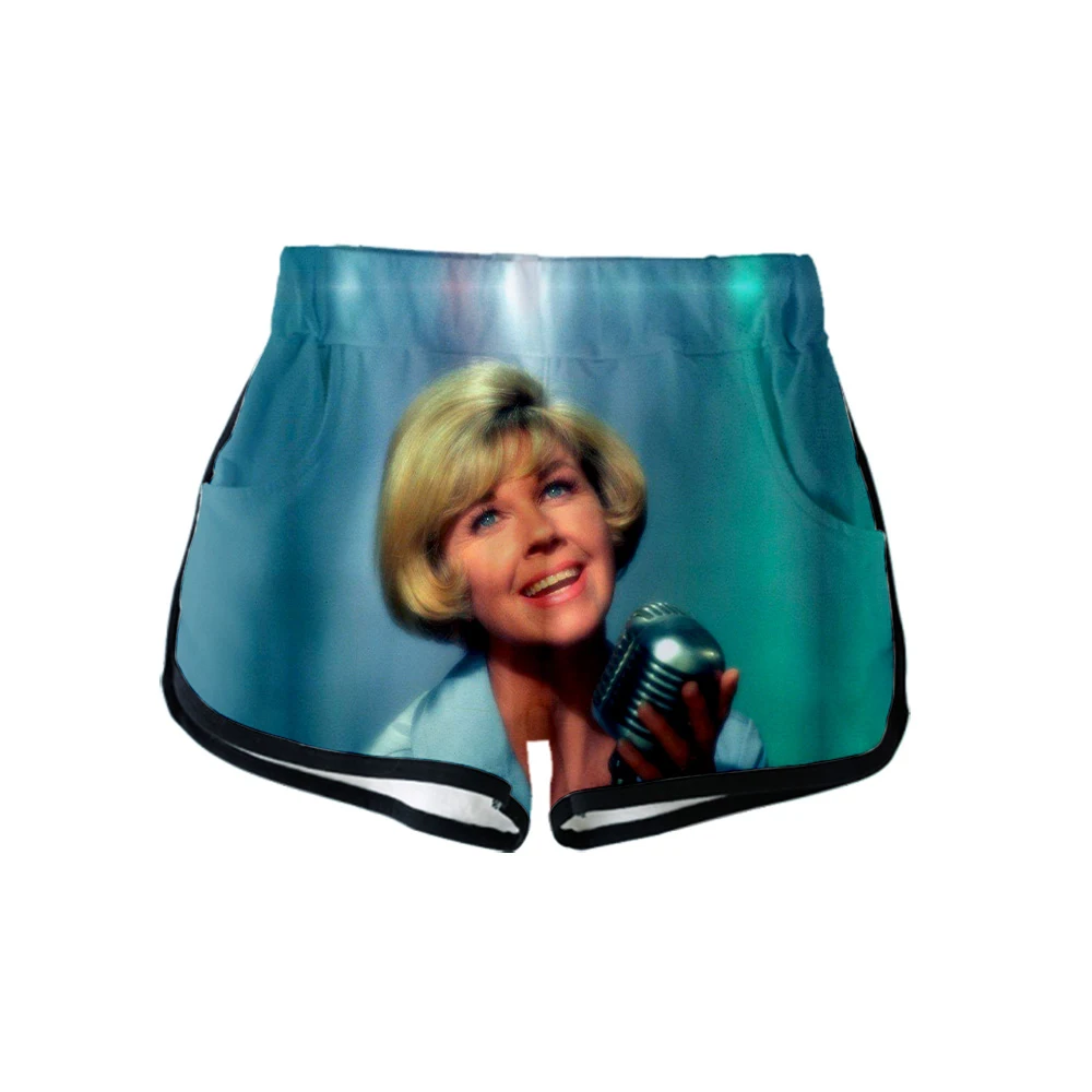 Doris Day, женские летние повседневные шорты с 3D принтом, повседневные мужские топы,, 3D сексуальные шорты, большие размеры 6XL