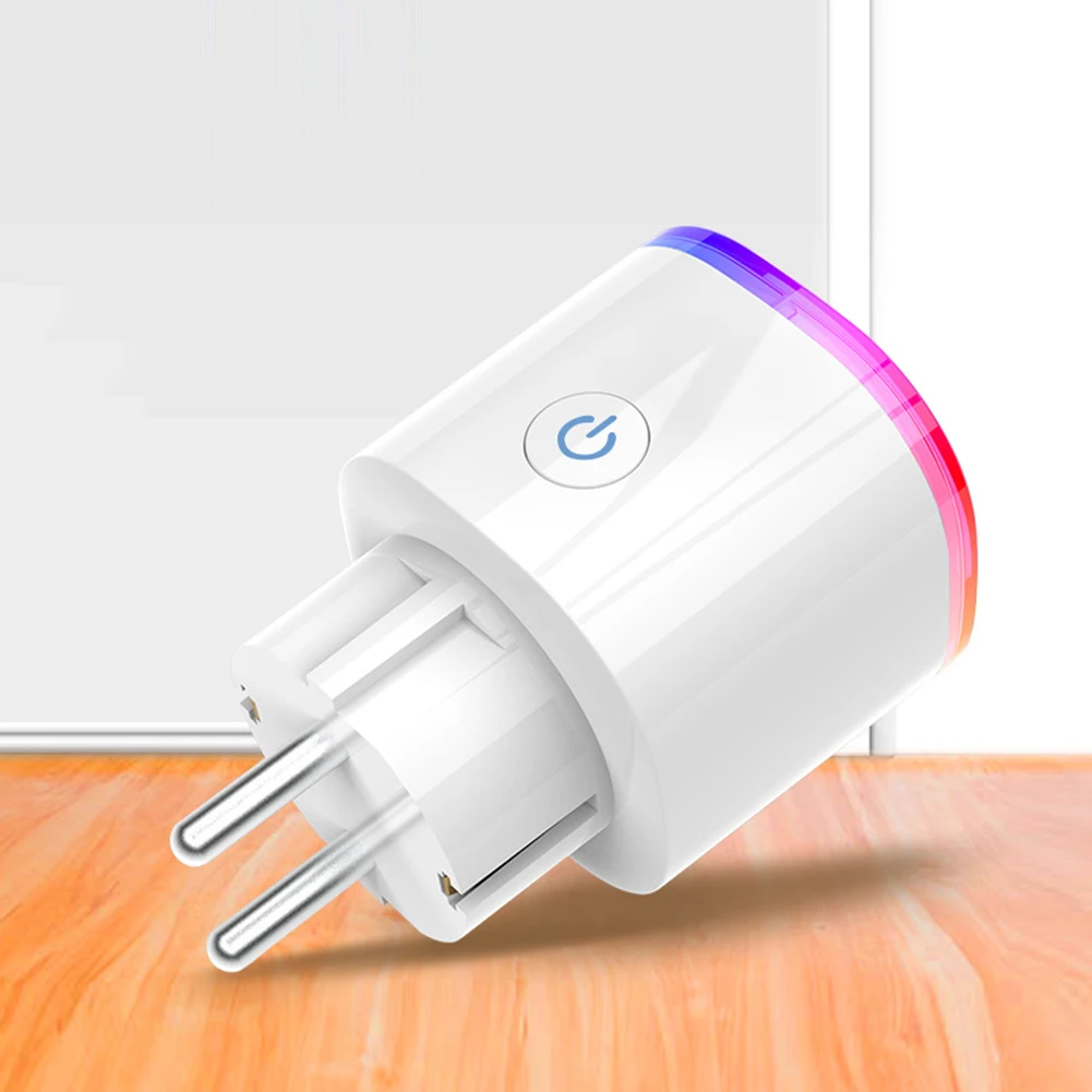 Умная розетка Wi-Fi умная розетка монитор питания EU US AU UK розетка работает с Google Home Mini Alexa IFTTT умные домашние розетки - Цвет: EU plug