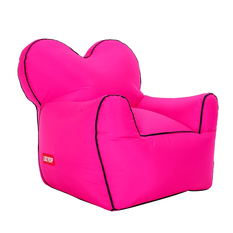Large size air sofa outdoor beanbags portable single moisture water proof floor mat inflatable lazy