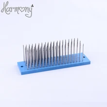 2 шт./пара синий цвет волос hackle 27 см* 8 см* 9 см с 93 шт. игла для расчески машина утка, маленькая стальная расческа