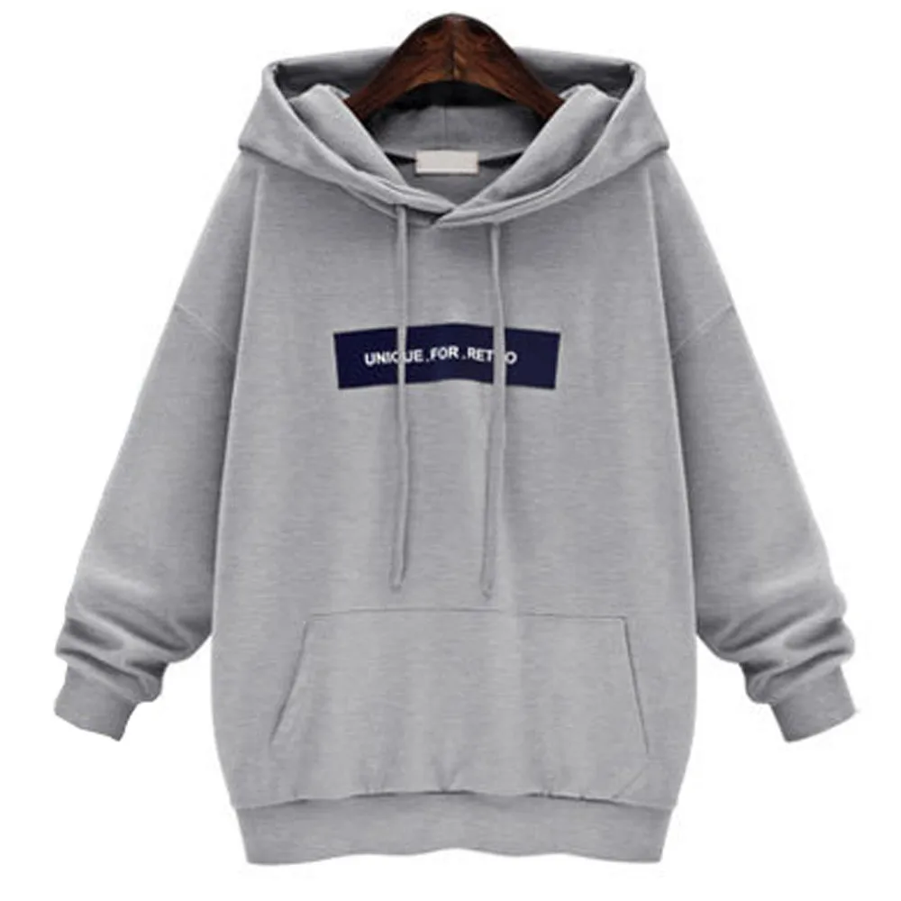 

Female Shirt Women's Blouse Fashion Women's Long Sleeve Hoodie Sweatshirt Jumper Letter Pullover Tops Blouses Blusas Mujer