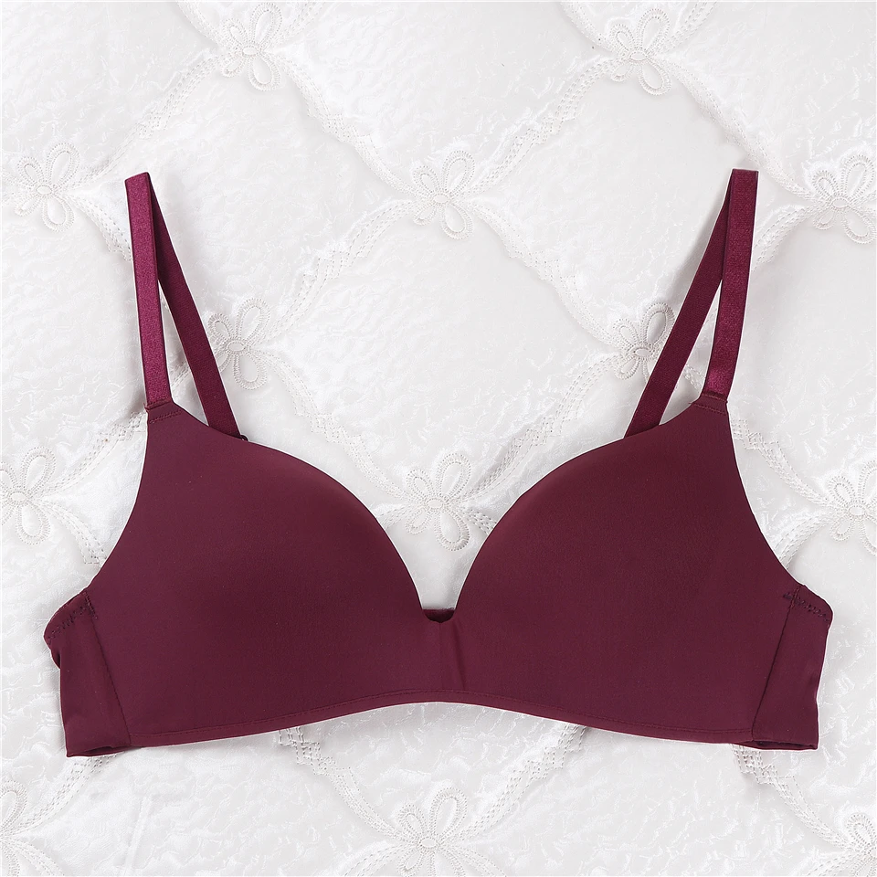 

biustonosz push up bra plus size lace top ropa interior femenina wire free bralette pink bra comfortable soft womens women bras