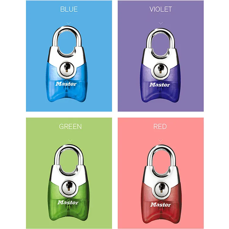Master Lock small Mini Padlock Locker Lock Drawer Student Concentric  luggage case box Lovers Lock 4 Colors 2 Keys Wholesale (13)