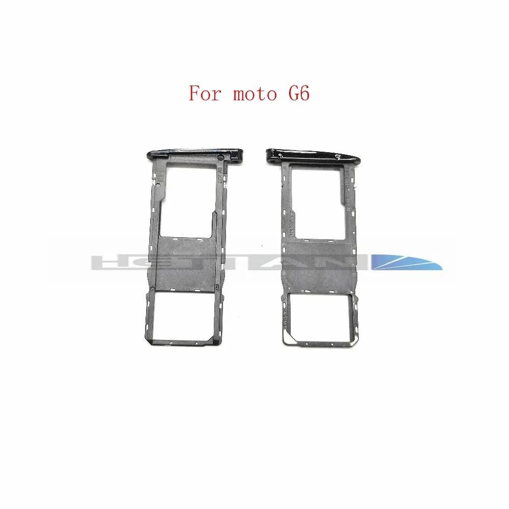 

1PCS For Motorola Moto G6 Sim Card Reader Tray Socket Slot Holder Replacement Part