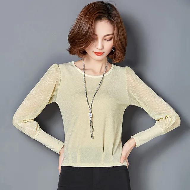 Aliexpress.com : Buy New Spring Fashion Lace Covered Belly Shirt Long ...