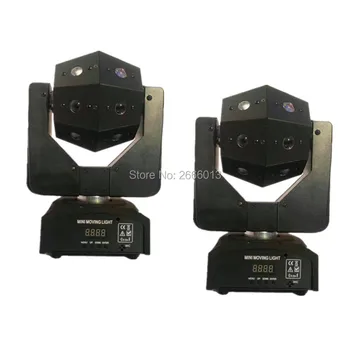 

2pcs/lot DJ Lighting /RGBW 16x3W Moving Head LED Football Light/DMX512 Unrestricted Rotation LED Moving Head Beam Effect Lights