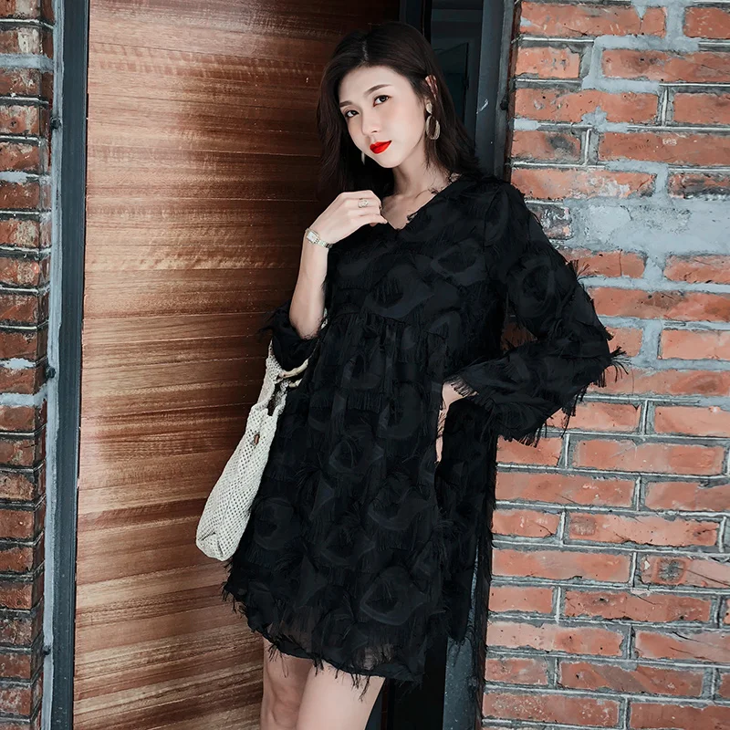 2022 Autumn  Korean  style  Women Beautiful Party Dress K5228 