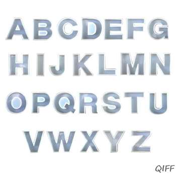 

26 Pcs/set Crystal Epoxy English Letters Alphabet Silicone Mould DIY Handmade Jewelry Creative Pendant Model UV Mold