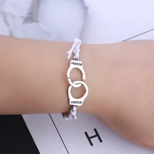 Модные Парные браслеты для женщин и девочек, 8 цветов, ручная работа, наручники, кожаный браслет, Femme Pulseira Feminina