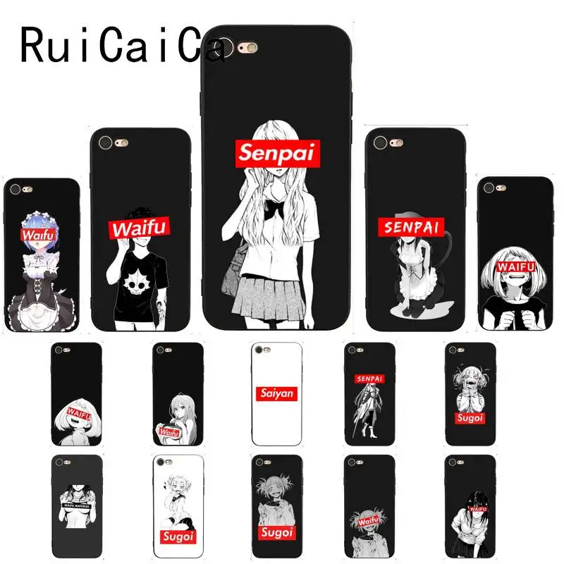 Ruicaica Sugoi Senpai Anime Waifu My Hero Academia Colorful Cute Phone Case for iPhone 8 7 6 6S 6Plus 5 5S SE XR X XS MAX | Мобильные