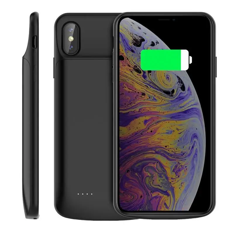 Leioua 6000 mah зарядное устройство чехол для iPhone X Xs перезаряжаемый банк питания внешнее резервное зарядное устройство чехол для iPhone X XS