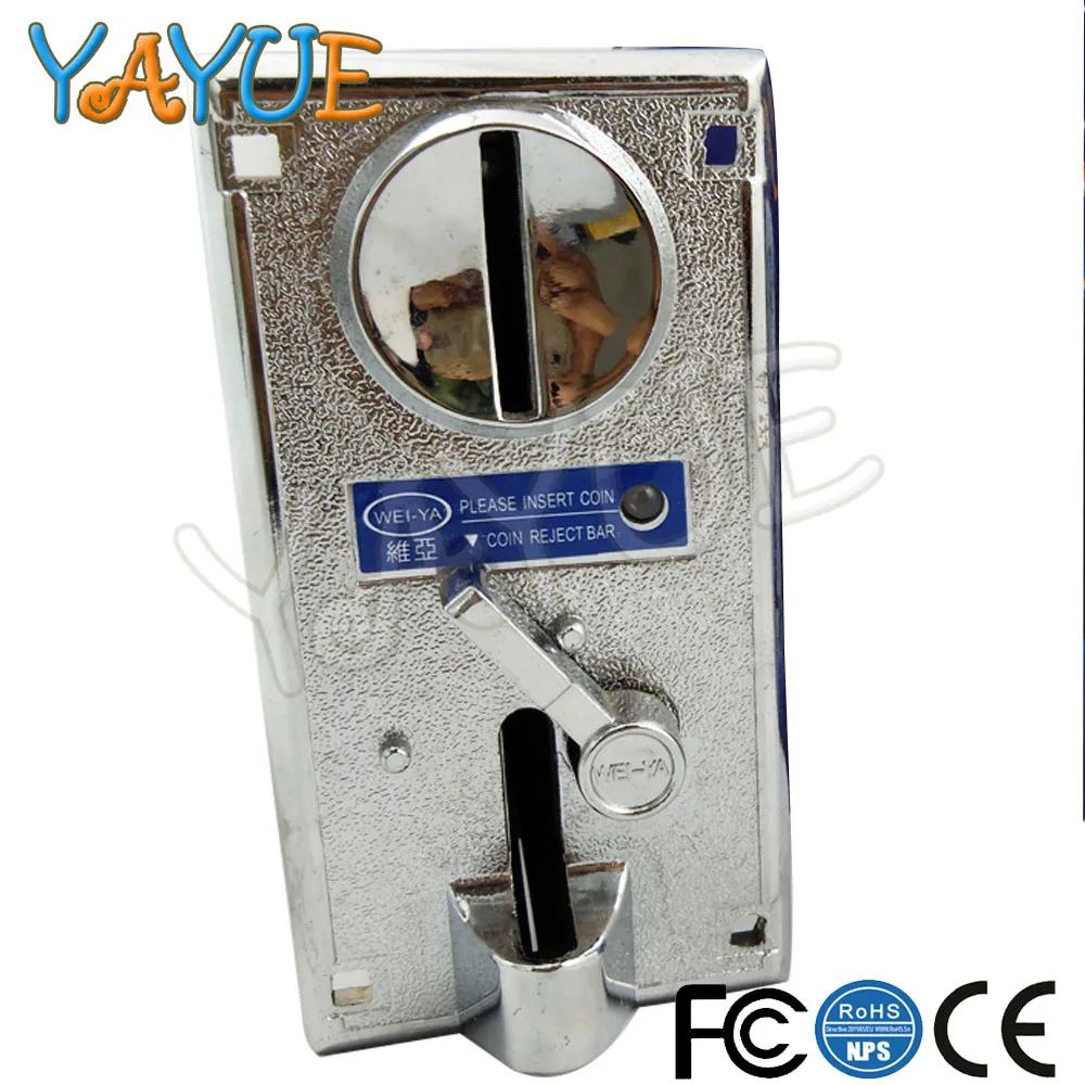 WEIYA сплав электронный монетоприемник светодиодный LED сравнение Монетный приемник, механизм устройство для проверки монет для торговый/аркадный автомат