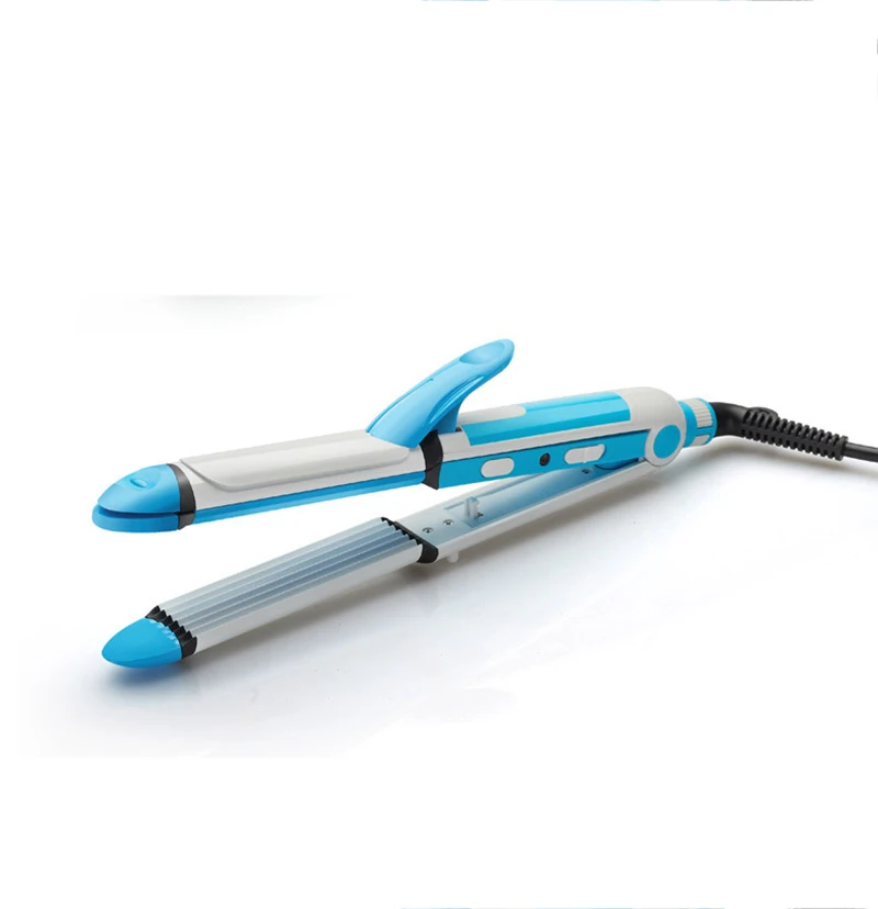 

2 Colors 3 in 1 Electric Hair Curler and Straightener Personal Hair Styling Tools Wave Tourmaline Ceramic Styler Curling Iron