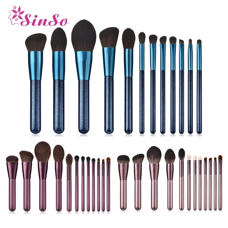 

12Pieces/Set Professional Eyes Face Makeup Brushes Set Wood Handle Eyeshadow Eyebrow Eyeliner Blending Powder Make Up Brush Sets