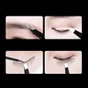 Black Eyebrow Tweezers Stainless Steel Slant Tip Hair Removal Makeup Tool Kit Eyelashes Extension  Double Eyelid  Application 5