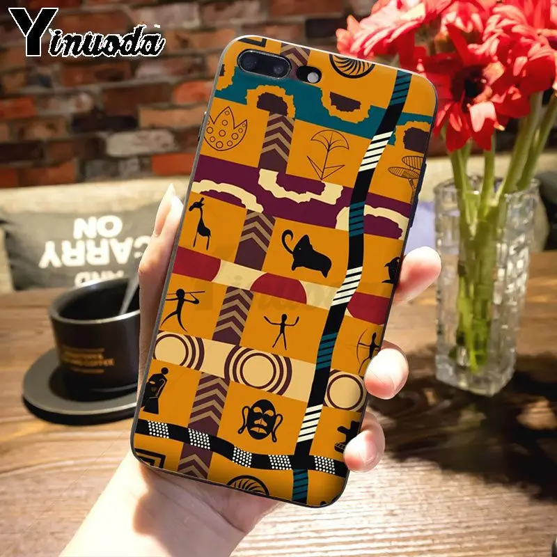 Прозрачный Африканский Тотем Yinuoda новейший модный роскошный чехол для телефона