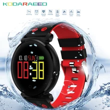 K2 умный Браслет Фитнес группа крови Давление сердечного ритма трекер крови кислородом IP68 Водонепроницаемый OLED Цвет Экран часы браслет