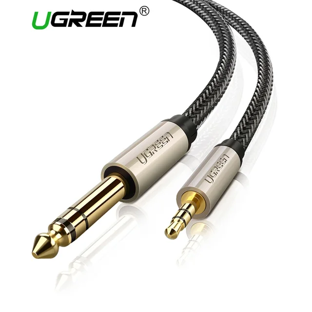 Best Price Ugreen 3.5mm to 6.35mm Adapter Aux Cable for Mixer Amplifier CD Player Speaker Gold Plated 3.5 Jack to 6.5 Jack Male Audio Cable Best Price Ugreen 3.5mm to 6.35mm Adapter Aux Cable for Mixer Amplifier CD Player Speaker Gold Plated 3.5 Jack to 6.5 Jack Male Audio Cable