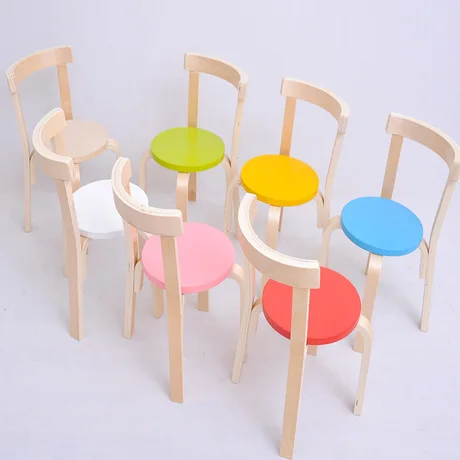 Детские стулья, детская мебель, твердый деревянный стул, шезлонг enfant kinder stoel sillon infantil, минималистичный современный детский стул, распродажа