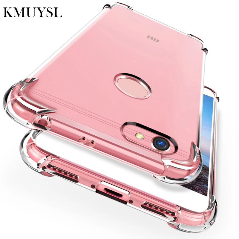 

Shockproof Clear Silicone For Xiaomi Mi 8 SE A1 5X A2 6X Note 3 Redmi 6A 5 Plus 6 4X 4A 5A S2 Redmi Note 5 5A 4 Pro 4X Soft Case