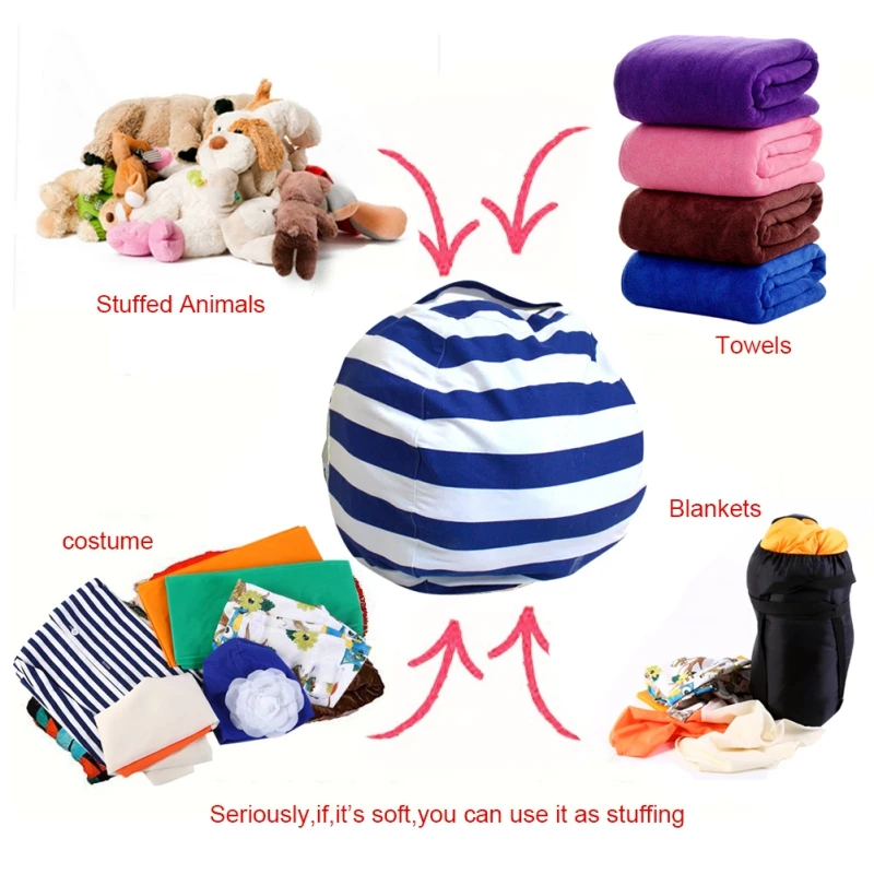 2017 New Year Modern Storage Stuffed Animal Storage Bean Bag Chair Portable Kids Toy Storage Bag&Play Mat Clothes Home Organizer 2017 New Year Modern Storage Stuffed Animal Storage Bean Bag Chair Portable Kids Toy Storage Bag&Play Mat Clothes Home Organizer