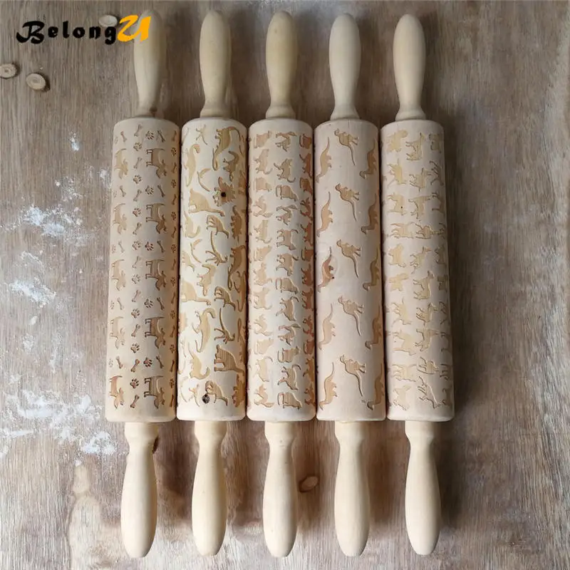 wood rolling pin MUW-260-04