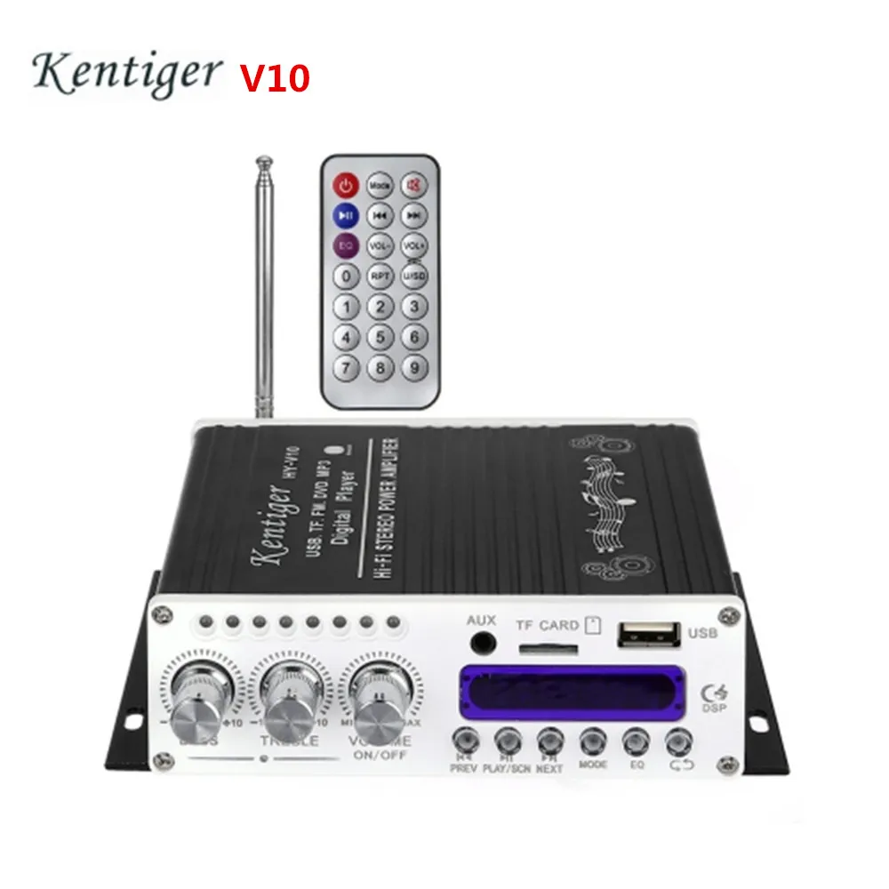 Kentiger V10 Bluetooth Hi Fi стерео класса AB Super Bass аудио Мощность усилитель старший