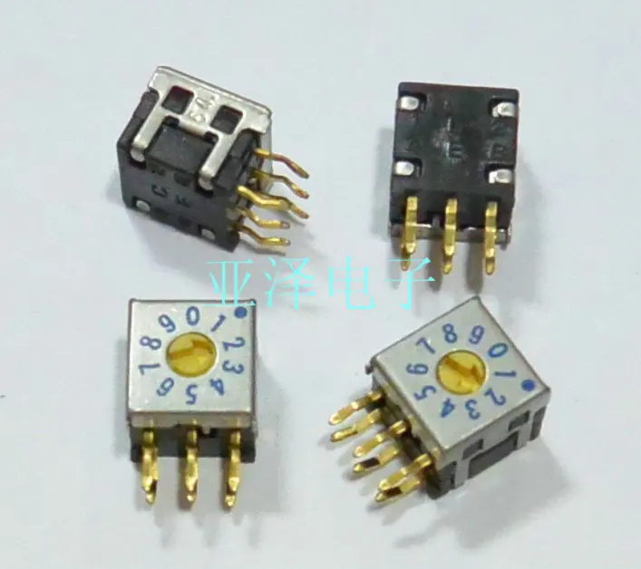 

FUJISOKU Fuji 0-9 / 10 7.5 \u0026 times; 7.5 DIP rotary code switch DRR7010C positive yards
