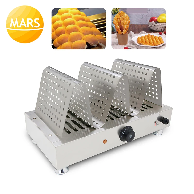 

MARS Hong Kong Eggettes Puff Waffle Cake Display Warmer Bubble Waffle Machine Warmer