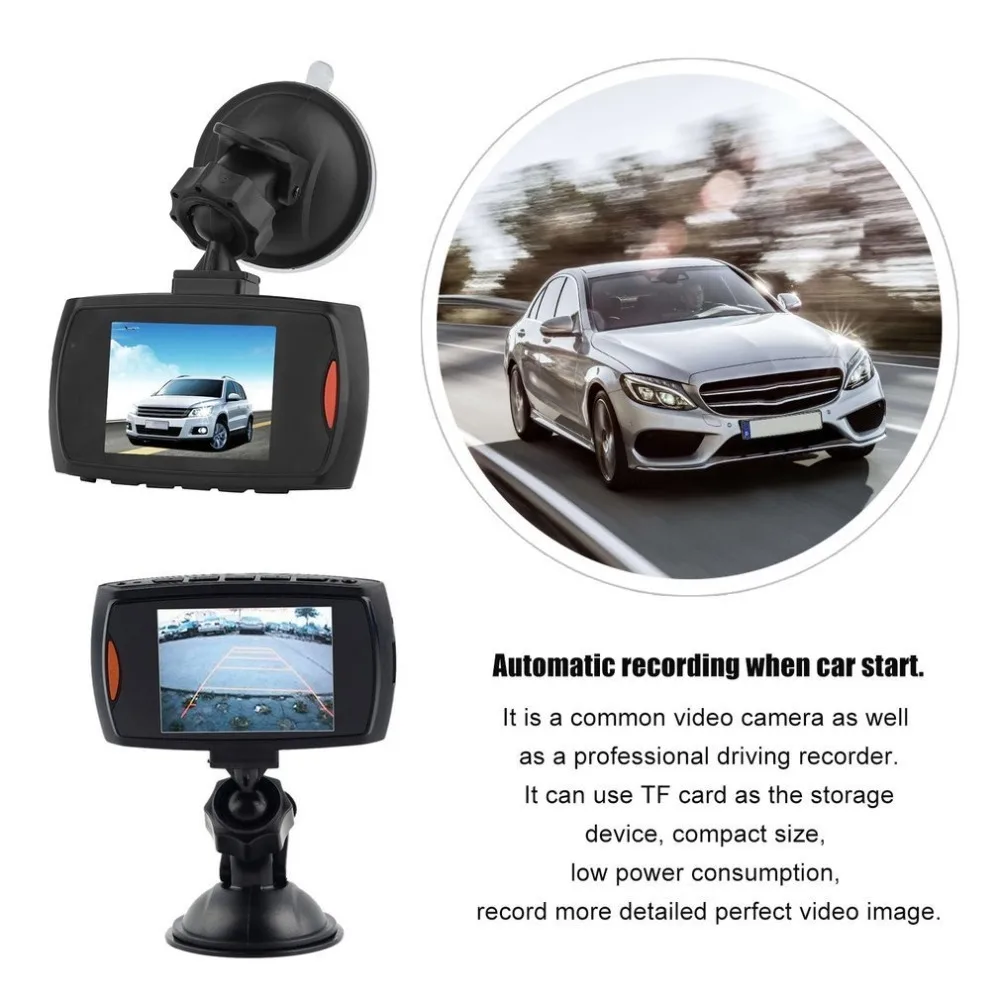 

HD 720P Car DVR Camera Dash Cam Video 2.4inch LCD LCD DisplayNight Vision Vehicle Camera Recorder drop shipping