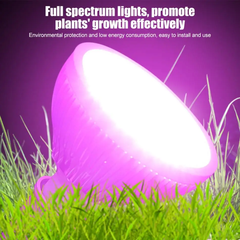 Лампочка для светильника 78 светодиодный E27 с полным спектром для выращивания растений лампочки домашняя игровая палатка для роста растений лампы для гидропоники роста
