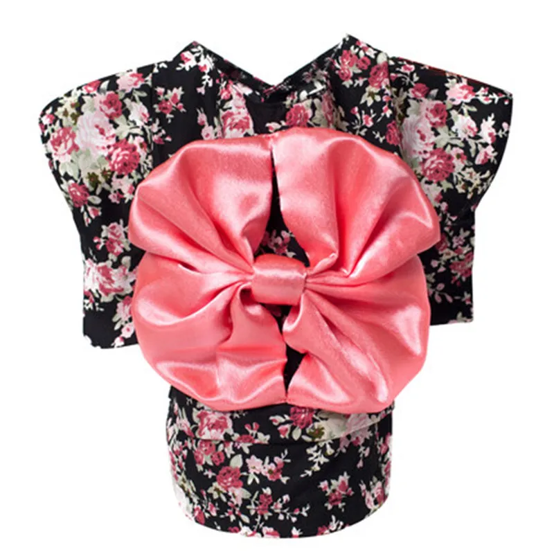 Kawaii Japan Kimono Ethnic Pet Dog Catlothes Chihuahua Puppy Floral Princess Dress Clothing In Spring Summer Dog Coats4
