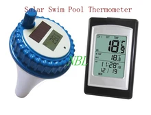 Professional Digital Wireless Swimming Pool Thermometer SPA Floating Temperature Meter With 3 Channels/Time Alarm/Calendar