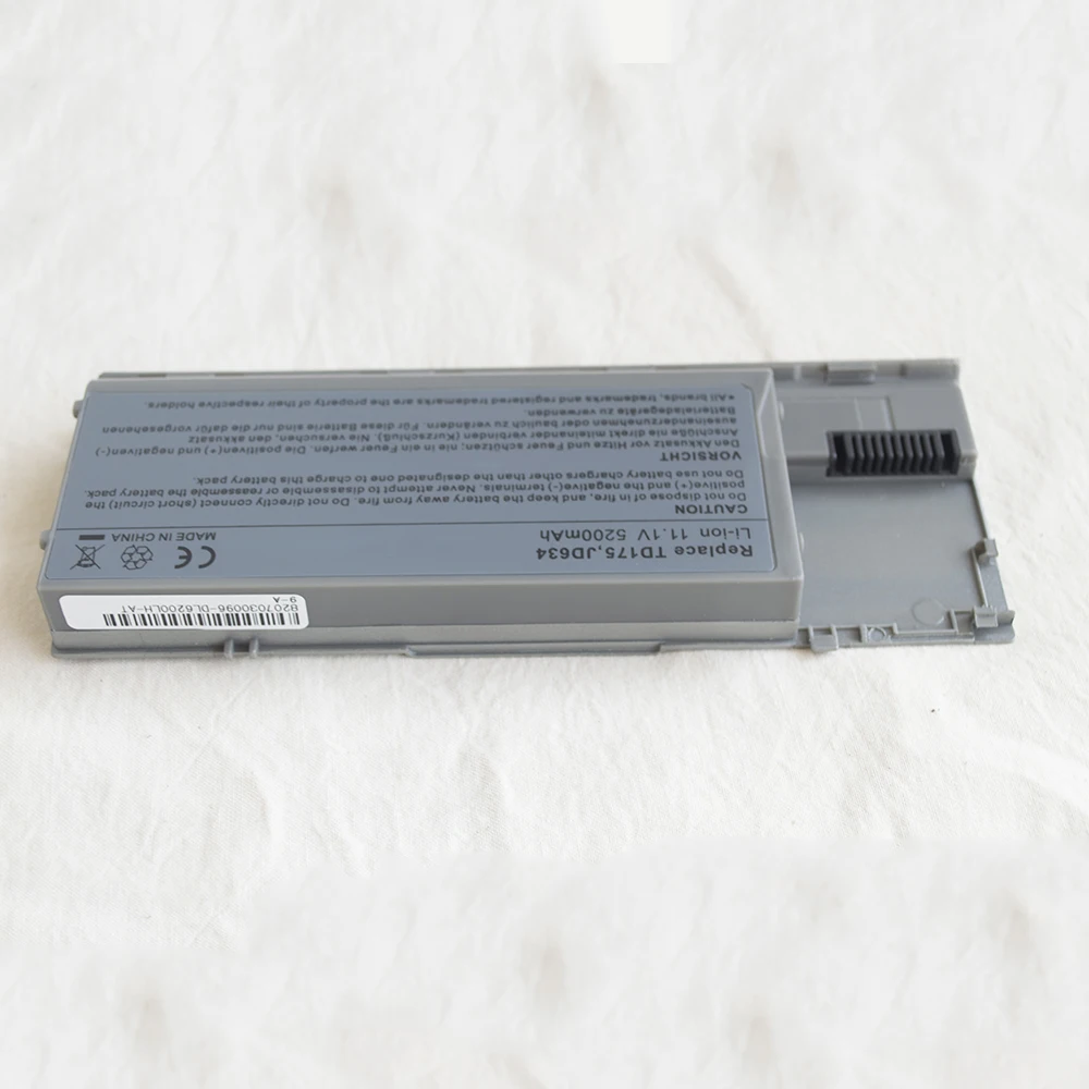 6 ячеек Батарея для Dell Latitude D630c D620 D630 D631 для точности HX345 RC126 TD116 UD088 TG226 KD494 KD495 NT379 PC764 PC765