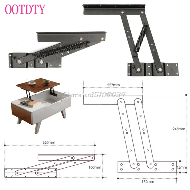 1pair Multi Functional Lift Up Top Coffee Table Lifting Frame 1pair Multi Functional Lift Up Top Coffee Table Lifting Frame Mechanism Spring Hinge Hardware