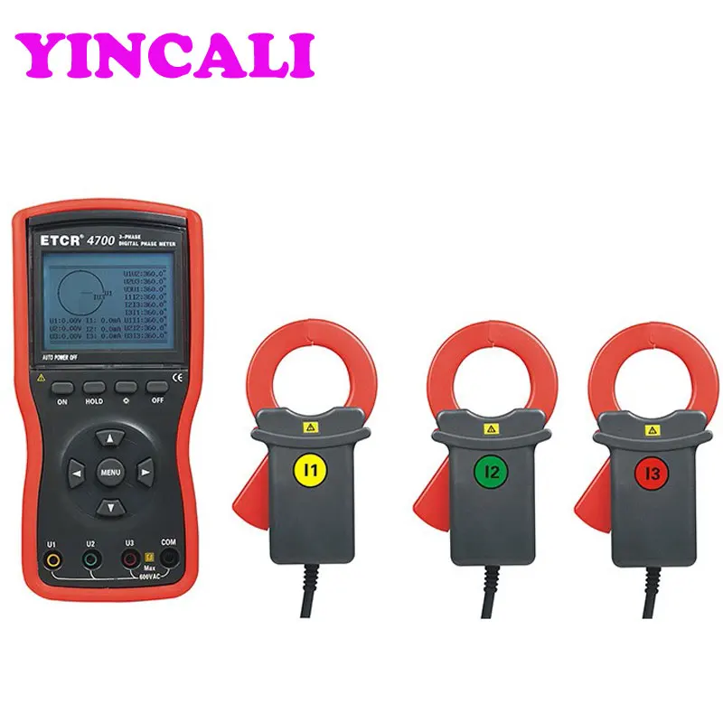 Fast Shipping High Accuracy ETCR4700 Multi-functional Three Phase Digital Volt-Ampere Meter Voltampere Sequence | Инструменты