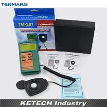 Высокоточный детектор солнечного излучения, измеритель солнечной энергии, тестер Tenmars TM207