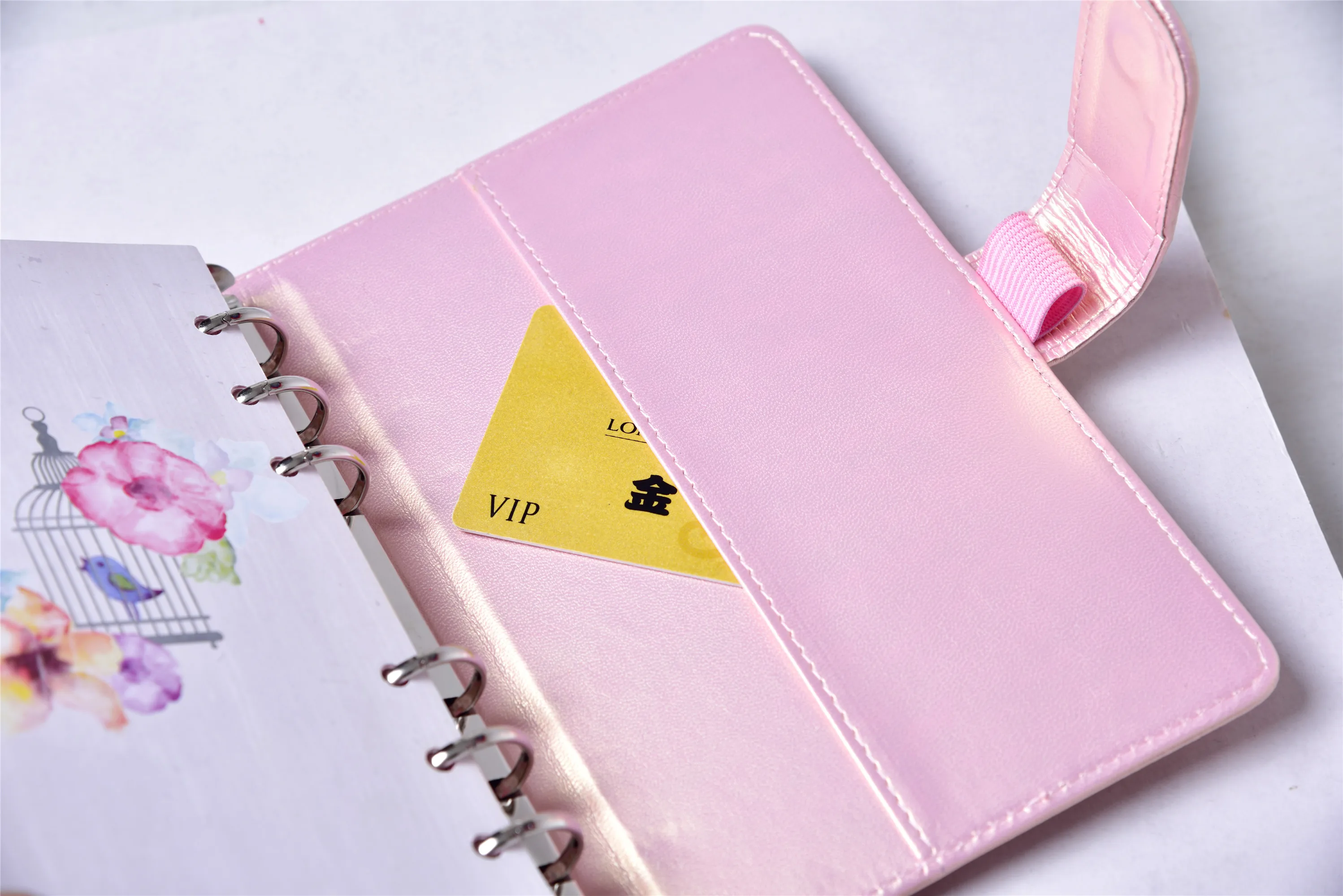 Ноутбук Harphia A5 A6 золотисто розовый блокнот filofax из искусственной кожи спираль