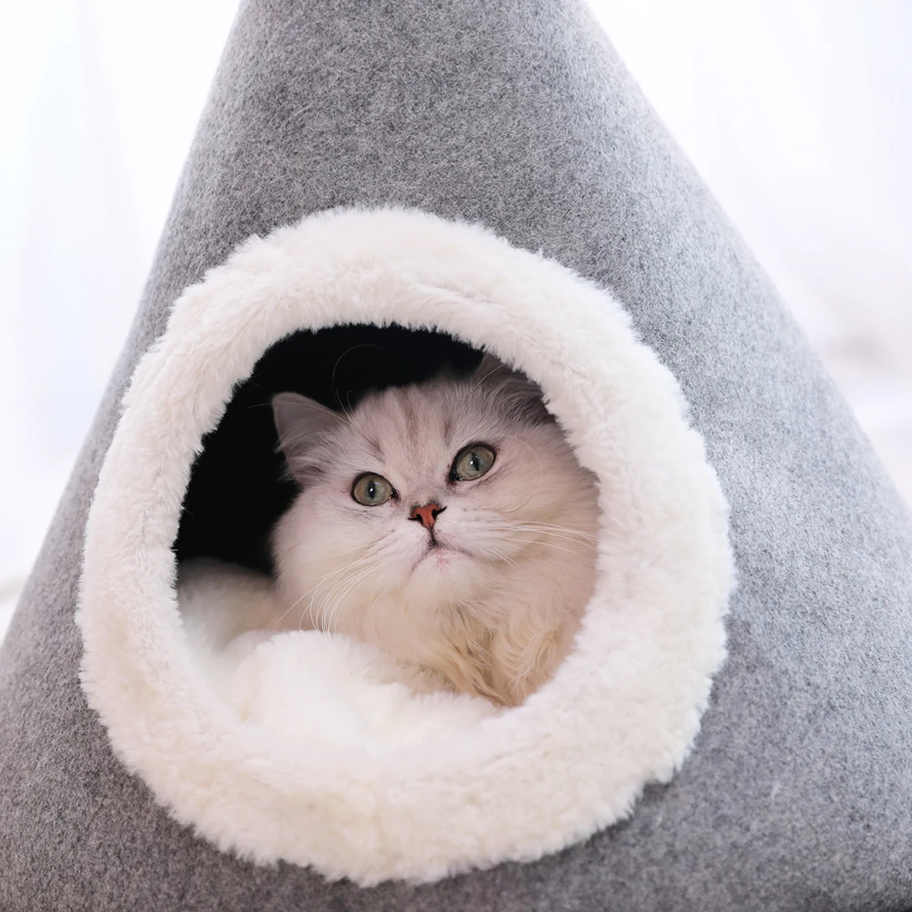 Hoopet домик для кошек в форме палатки, домик для собак, котенок, щенок, пещера, кот, замок, подушка, коврик