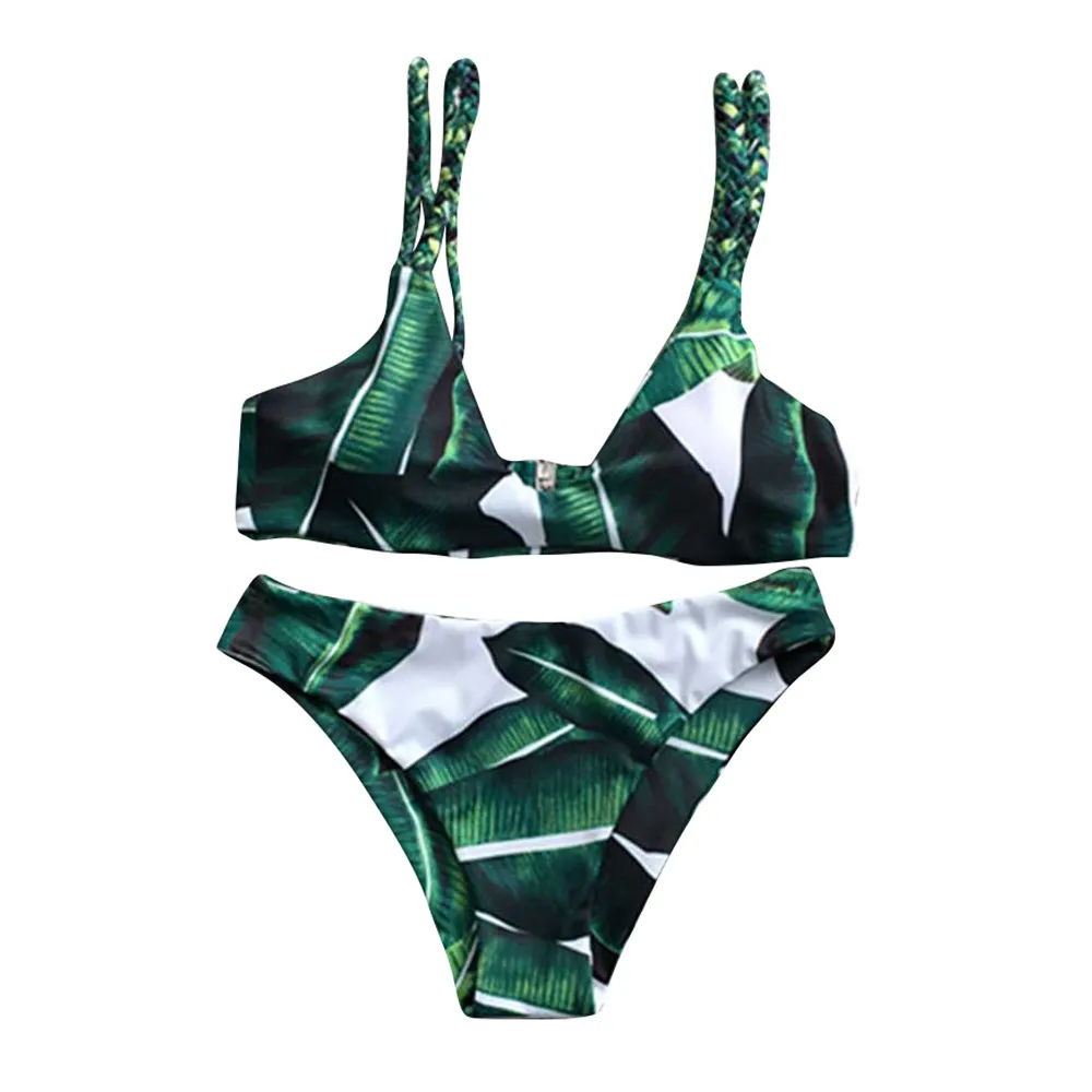 

Women's Set Sexy Leaves Condole belt vest For Rope Push-up 30