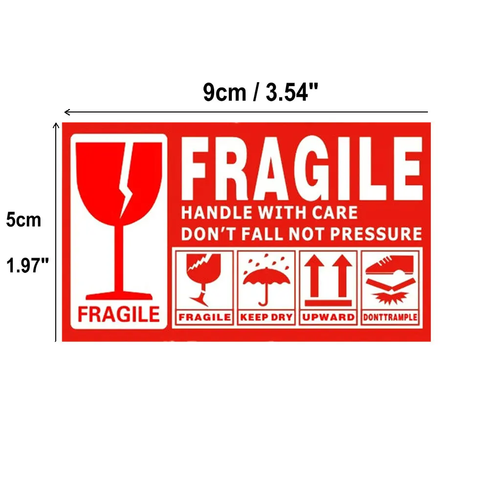 fragile Warnetiketten Groß 10-100 Aufkleber Vorsicht Glas Achtung zerbrechlich fragile Warnetiketten Groß 10-100 Aufkleber Vorsicht Glas Achtung zerbrechlich