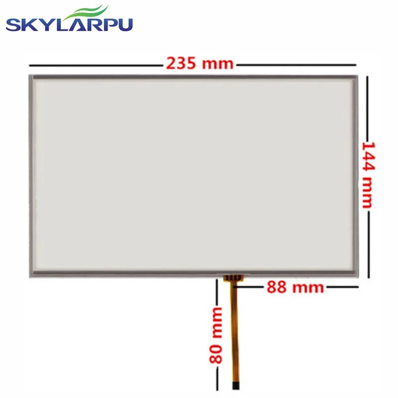 

skylarpu 10.2" inch 235mm*145mm 4 wire Resistive Touch Screen Panel + Driven plate suite 235*145mm touc screen digitizer panel