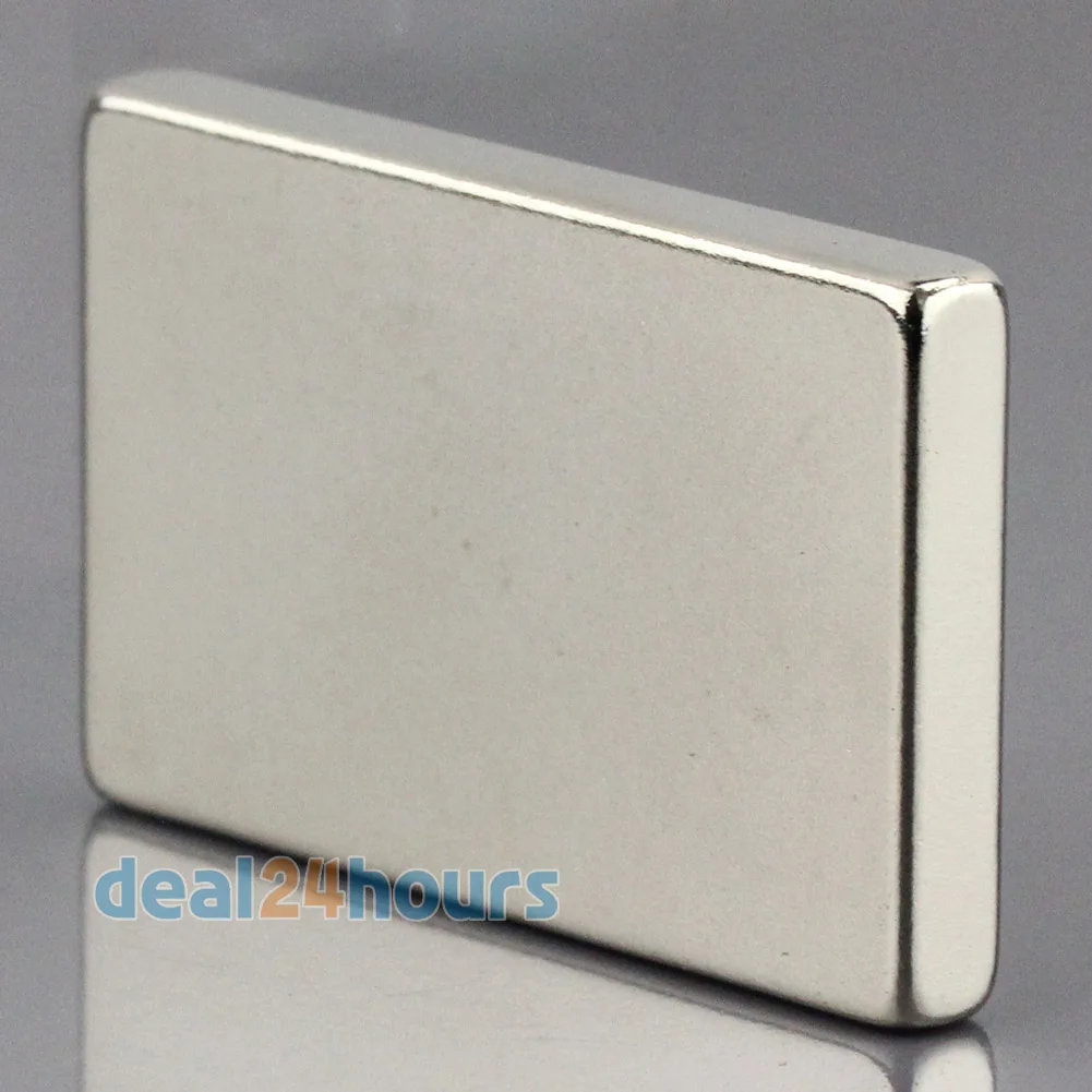 

OMO Magnetics 1pc N50 Super Strong Block Cuboid Neodymium Magnets 40 x 25 x5mm Rare Earth