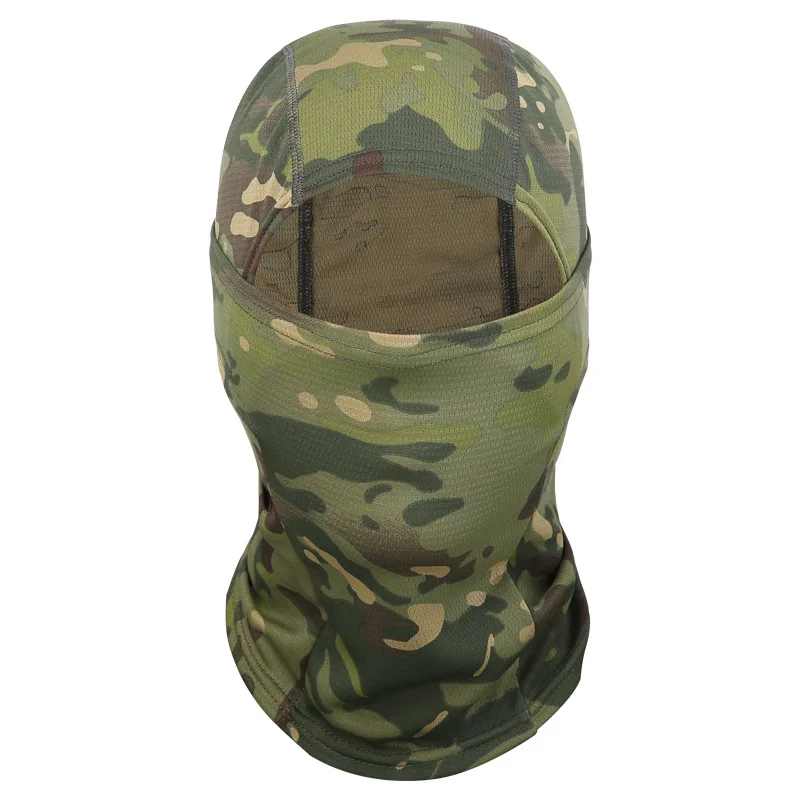 ew Riding Polyster Camouflage Balaclava Mask Outdoor Riding Mask Wargame Cycling Hunting Army Bike Military Helmet Sand-proof S