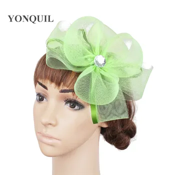 

Free shipping elegant feather fascinators for wedding hairband bridal hats cocktail hats event hair accessories 35 colors OF1525