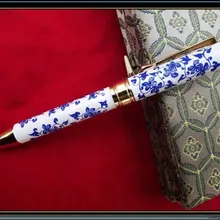 Средний- большие венера синий и белый фарфор авторучка accidnetal авторучка